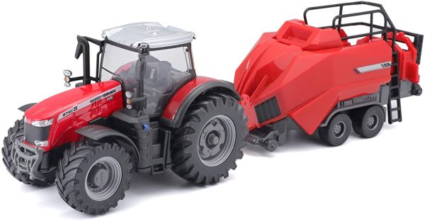 BUR31667 - MASSEY FERGUSON 8740S mit Presse - 1