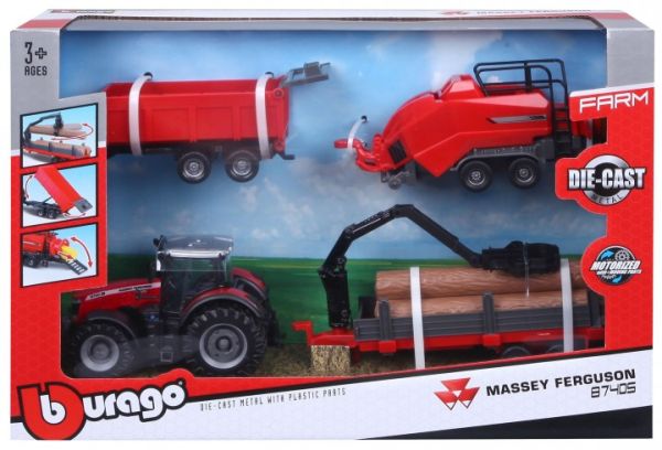 BUR31668MF - Traktor mit Zubehör - MASSEY FERGUSON 8740S  - 1