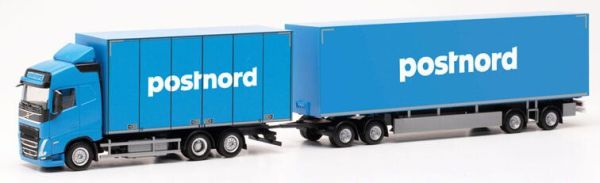 HER316866 - VOLVO FH Gl. XL 6x2 6x2 Trägerfahrzeug mit Anhänger 2+2 Achsen POSTNORD - 1