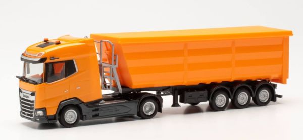 HER316941 - DAF XG 4x2 mit 3-Achs-Planenkipper Orange. - 1