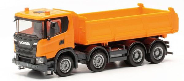 HER316996 - SCANIA XT17 8x4 Kipper Orange - 1