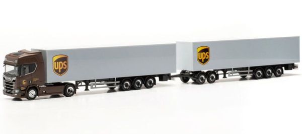 HER317009 - SCANIA CR 20 HD 4x2 mit Dolly und 2 3-Achs-Anhänger UPS Spanien - 1