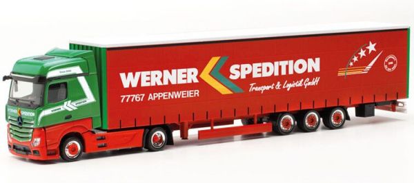 HER317214 - MERCEDES-BENZ Actros 4x2 mit Anhänger 3 Achsen WERNER. - 1