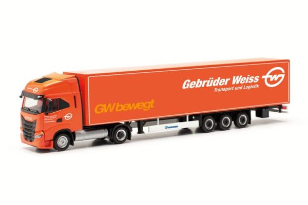 HER317344 - IVECO S-Way LNG 4x2 mit 3-Achs-Anhänger GEBRUDER WEISS - 1