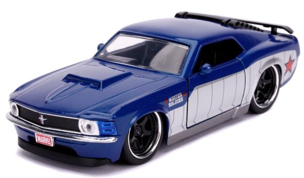 JAD31745 - FORD Mustang BOSS 429 Blau 1970 MARVEL Avengers. - 1