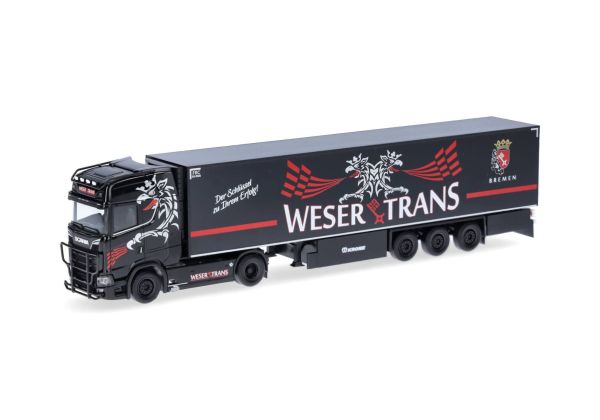 HER317665 - SCANIA CS 20 HD 4x2 mit 3-Achs-Anhänger WESER-TRANS BREMEN - 1