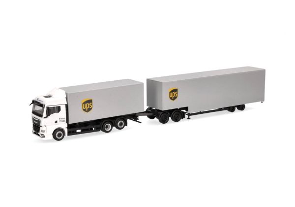 HER318570 - MAN TGX GM 6x2 mit Dolly und 2-Achs-Containerträger UPS - 1