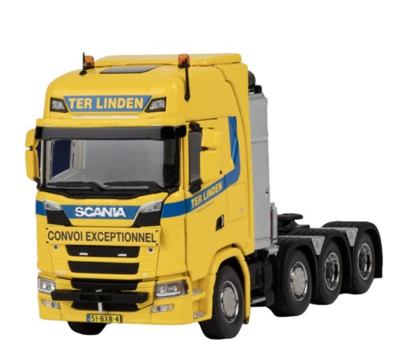 IMC32-0142 - SCANIA S Serien High Roof 8x4 mit ausziehbarem Anhänger 3-Achser TER LINDEN - 1