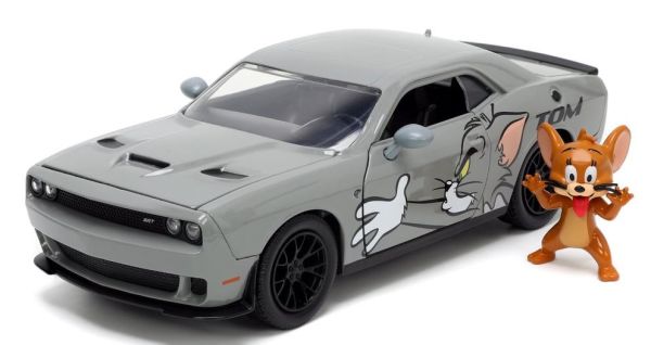 JAD33722 - DODGE Challenger Hellcat TOM & JERRY mit Figurine JERRY 2015 - 1