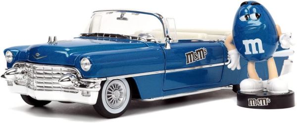 JAD33726 - CADILLAC Eldorado mit M&M's Figur Blau 1956 - 1