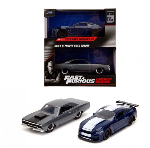 JAD34255 - FORD Mustang GT und PLYMOUTH Road runner Fast & Furious. - 1