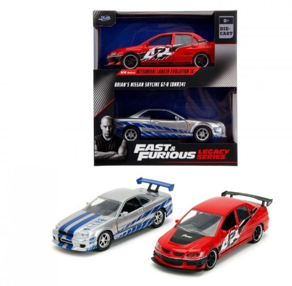 JAD34256 - NISSAN Skyline GTR und MITSUBISHI Lancer EVO Fast & Furious. - 1