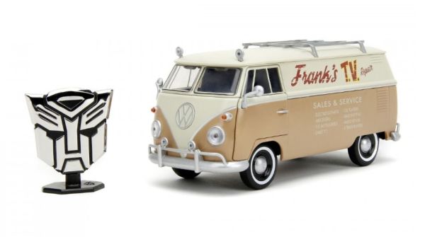 JAD34264 - VOLKSWAGEN Beetle BUS beige mit Badge - TRANSFORMERS. - 1