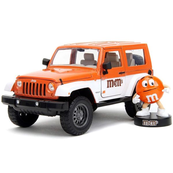 JAD34401 - JEEP Wrangler mit M&M's Figur Orange 2007 - 1