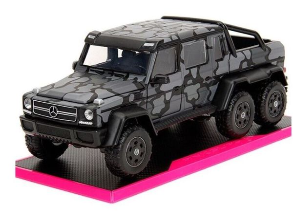 JAD35067 - MERCEDES-BENZ AMG G63 6X6 Camouflage noir PINK SLIPS - 1