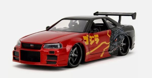 JAD35133 - NISSAN Skyline GT-R 2002 Rot und Schwarz - GODZILLA - 1