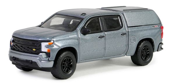 GREEN35280-F - CHEVROLET Silverado 1500 2023 grau aus der BLUE COLLAR-Serie unter Blisterverpackung. - 1