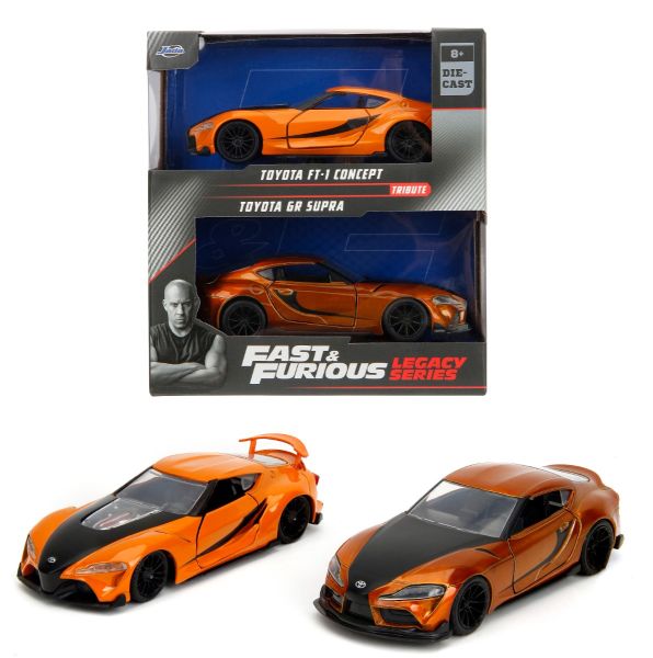 JAD35401 - TOYOTA FT-1 Concept orange und TOYOTA GR Supra FAST & FURIOUS - 1