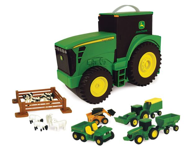 T35747A - JOHN DEERE Valisette mit Traktoren und Zubehör - 1