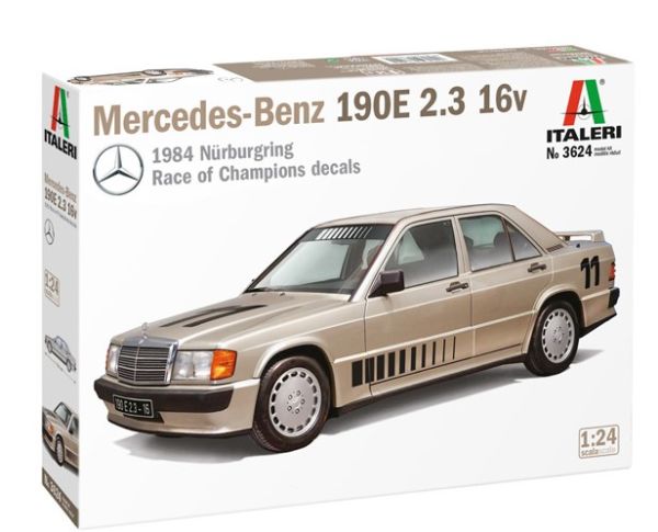 ITA3624 - MERCEDES 190E 2.3-16v zum Zusammenbauen und Bemalen - 1