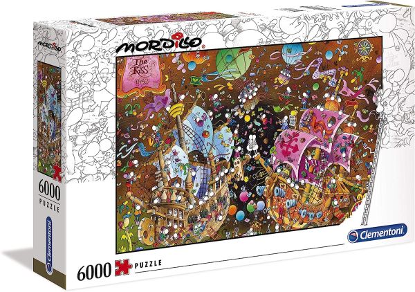 CLE36527 - Puzzle 6000 Teile Der Kuss MORDILLO - 1