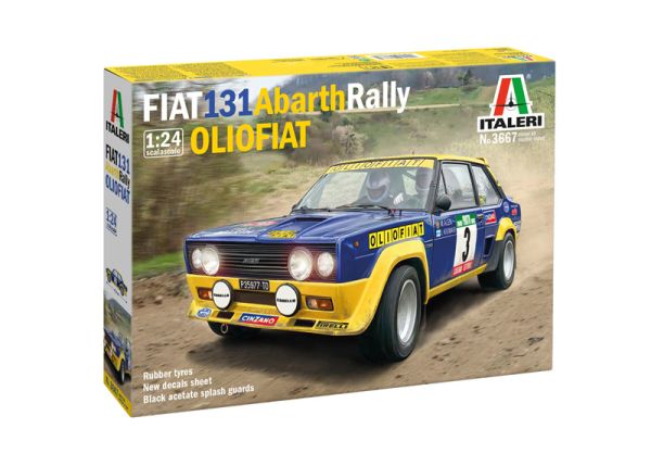 ITA3667 - FIAT 131 Abarth Rally OLIO Fiat zum Zusammenbauen und Lackieren. - 1