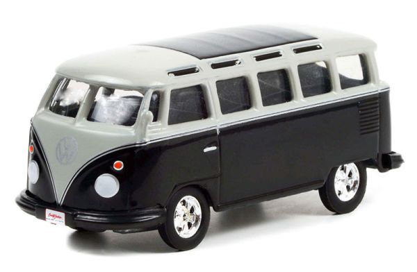 GREEN37250-A - VOLSKWAGEN Typ II Custum Bus 1962 aus der Serie BARRETT JACKSON unter Blisterverpackung. - 1