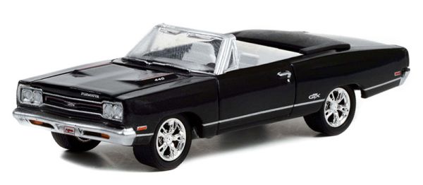 GREEN37250-D - PLYMOUTH GTX Cabriolet 1969 aus der Serie BARRETT JACKSON in Blisterverpackung. - 1