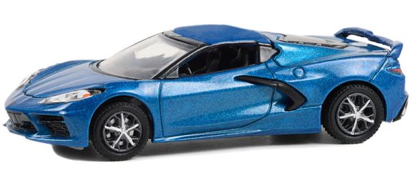 GREEN37290-E - CHEVROLET Corvette Stingray 2LT 2020 blau aus der Serie BARRETT JACKSON unter Blister. - 1