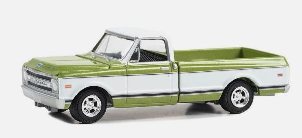 GREEN37300-C - CHEVROLET C-10 Custom 1972 aus der Serie 50th Anniversary BARRETT JACKSON in Blisterverpackung. - 1