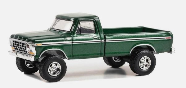 GREEN37300-D - FORD F-350 Custom 1979 aus der Serie 50th Anniversary BARRETT JACKSON in Blisterverpackung. - 1