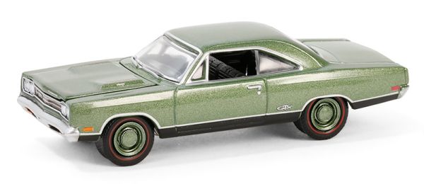 GREEN37310-B - PLYMOUTH Hemi GTX 1969 Grün aus der BARRETT JACKSON-Serie in Blisterverpackung - 1