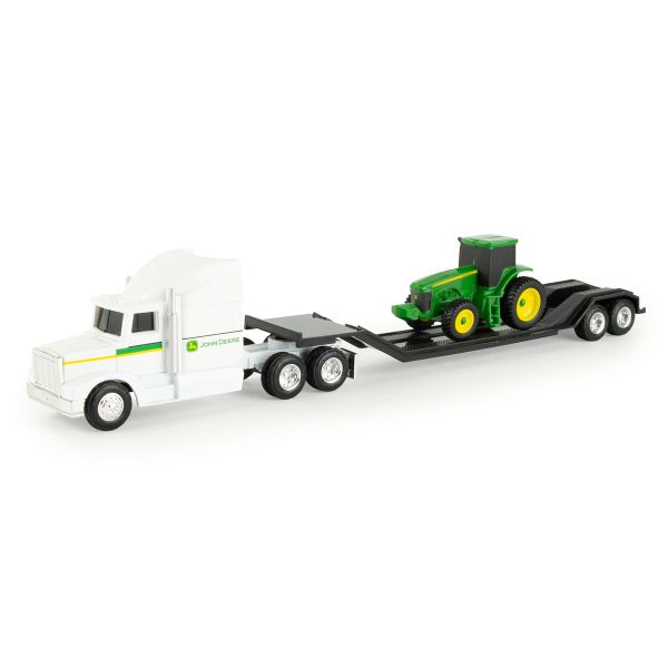 ERT37382BLANC - Weißer 6x4-LKW mit Geräteträger und JOHN DEERE-Zugmaschine - 1