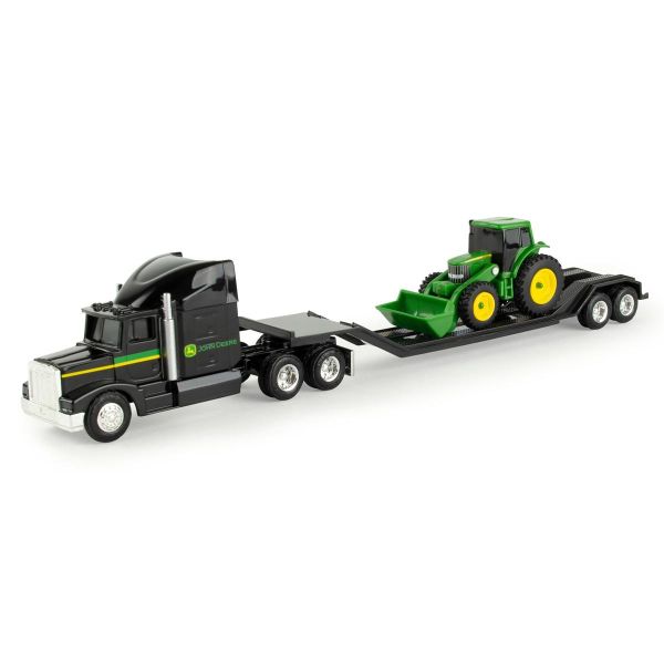 ERT37382NOIR - Schwarzer 6x4-Lkw mit Geräteträger und JOHN DEERE-Zugmaschine - 1