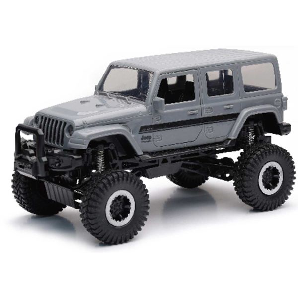 NEW37446G - Grauer JEEP Sahara mit Figur und Motocross - 1