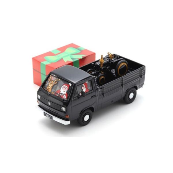 SCH3763 - VOLKSWAGEN T3 Christmas 2024 mit Piccolo Bulldog. - 1