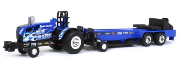 ERT37940-1 - NEW HOLLAND BLUE BLAZES Pulling-Traktor mit Anhänger - 1