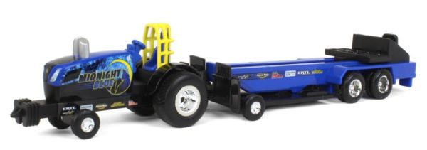 ERT37940-2 - NEW HOLLAND MIDNIGHT BLUE Pulling-Traktor mit Anhänger - 1