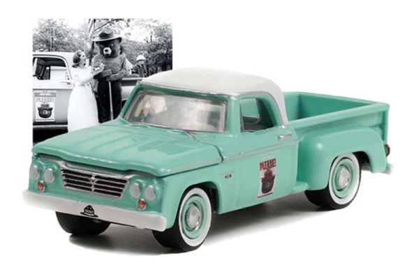 GREEN38020-B - DODGE D-100 1965 aus der SMOKEY BEAR-Serie in Blisterverpackung. - 1