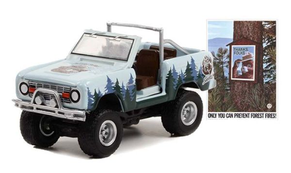 GREEN38020-C - FORD Bronco 1967 aus der SMOKEY BEAR-Serie in Blisterverpackung - 1