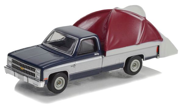 GREEN38030-D - CHEVROLET D-10 Silverado 1982 aus der THE GREAT OUTDOORS-Serie in Blisterverpackung. - 1