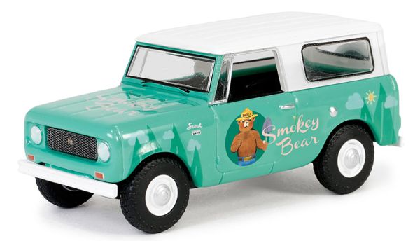 GREEN38060-B - HARVESTER Scout 1961 grün aus der SMOKEY BEAR-Serie unter Blister. - 1