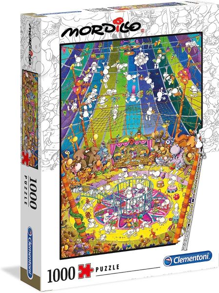 CLE39536 - Puzzle 1000 Teile Im Zirkus MORDILLO - 1