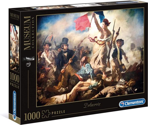 CLE39549 - Puzzle Le louvre collection 1000 Teile Die Freiheit im Dienste des Volkes. - 1