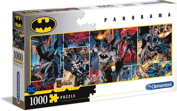 CLE39574 - Puzzle 1000 Teile Panorama Dc Comics BATMAN - 1