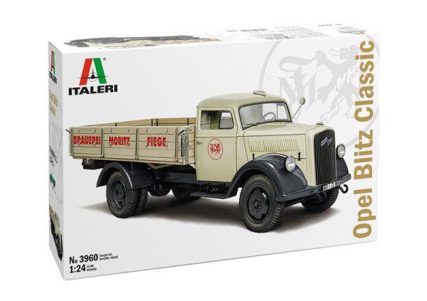 ITA3960 - OPEL Blitz Classic 4x2 Kipper zum Zusammenbauen und Bemalen - 1