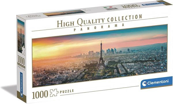 CLE39641 - Puzzle 1000 Teile Panorama Paris - 1