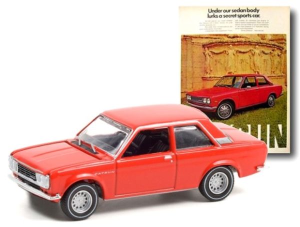 GREEN39080-C - DATSUN 510 1972 VINTAGE AD CARS in Blisterverpackung - 1