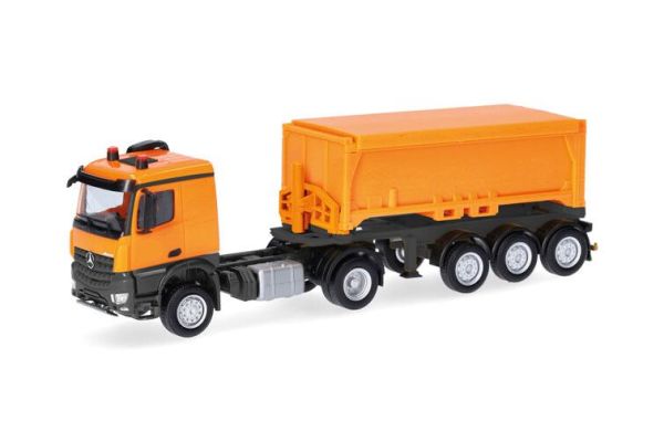 HER318549 - MERCEDES BENZ Arocs 4x2 mit 3-achsiger Container - 1