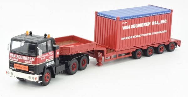 TEK410298 - FORD Transcontinental 6x4 mit Geräteträger 4 Achsen und Container VAN SEUMEREN - 1